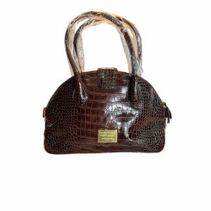Susan B. Anthony Limited Edition Purse Elegant Brown Crocodile Purse